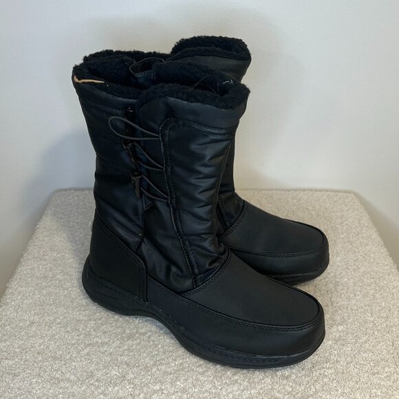 Sporto | Dana Closed Toe Mid-Calf Cold Weather Boots | Black - Picture 1 of 7
